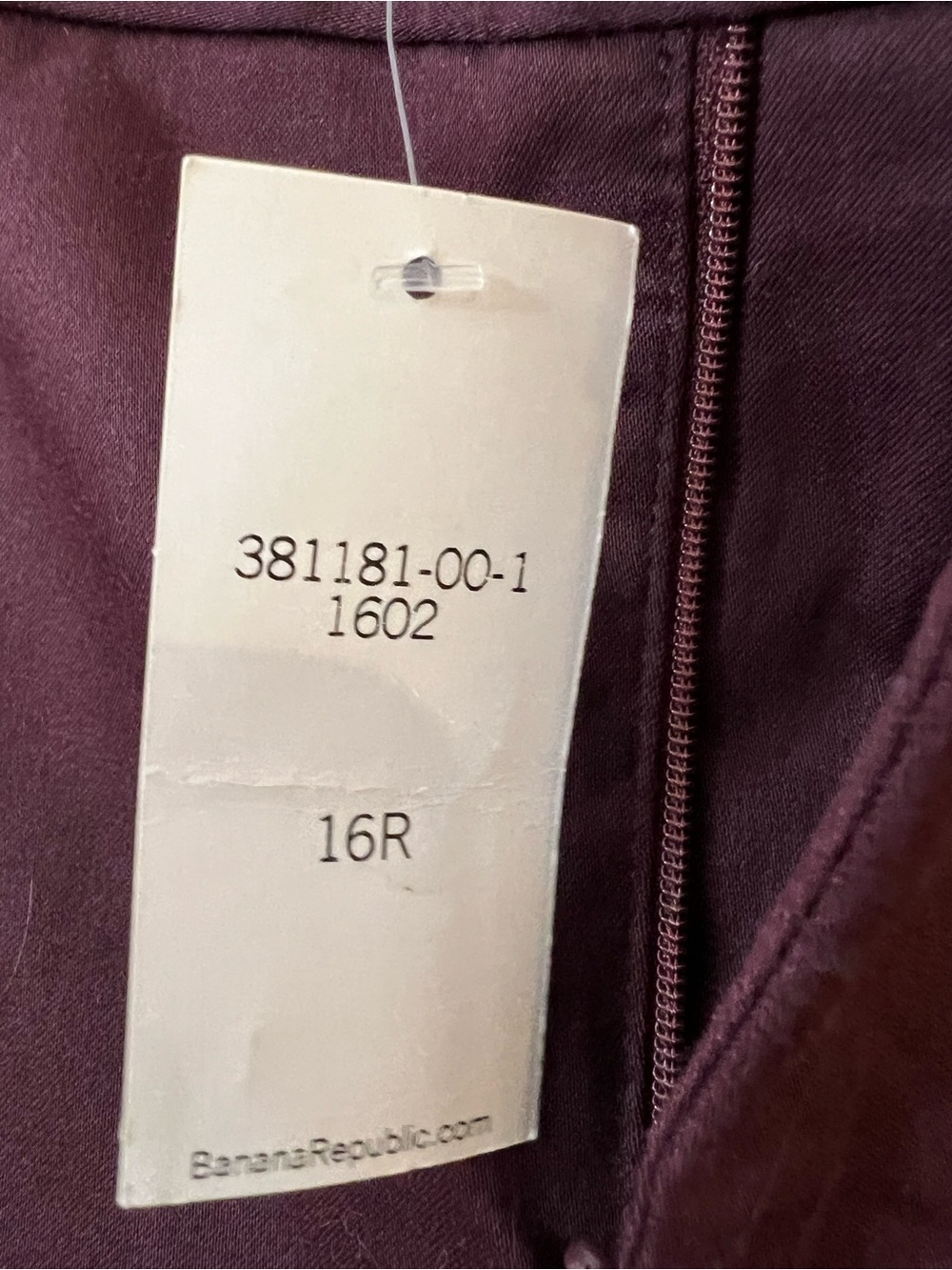 Banana Republic Women's Wine Straight-Leg Dress Pants - Picture 5 of 5